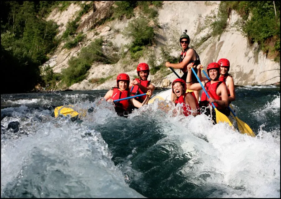 Rafting en la zona de Bled